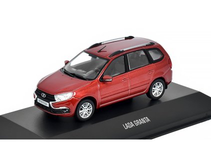 Lada Granta 2 SW 1:43 Autolegendy Rusko - DeAgostini časopis s modelem #24  Lada Granta II SW - kovový model auta