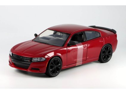 Dodge Charger SXT 2023 červená  1:24 - MOTORMAX  Dodge Charger - kovový model