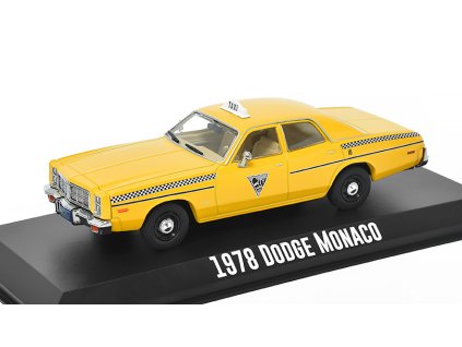 Dodge Monaco 1978 Taxi - Rocky III 1:43 - GreenLight  Dodge Monaco 1978 Rocky 3 - kovový model