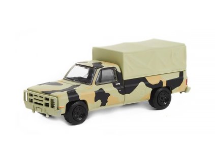 Chevrolet M1008 CUCV Pick-Up 1984 1:64 - GreenLight  Chevrolet M1008 CUCV PickUp Battalion 64 - kovový model 1/64