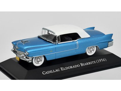 Cadillac Eldorado Biarritz 1956 1:43 - Die-Cast Club  Cadillac Eldorado Biarritz Cabrio - kovový model auta