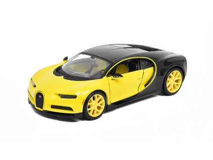 Bugatti Chiron 2016 žlutá 1:24 - Maisto  Bugatti Chiron - kovový model