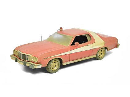 Ford Gran Torino 1976 z filmu Starsky a Hutch Weathered 1:24 - GreenLight  Ford Gran Torino 1976 - kovový model