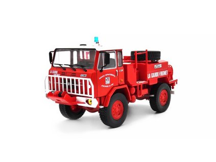 Iveco-Unic 75 PC - Hasiči - 1:43 časopis s modelem  Iveco Unic 75PC Hasičská stanice Francie - Hasiči  - kovový model auta