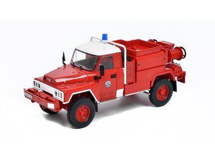 ACMAT TPK 4.20 FFM 1985 - Hasiči - 1:43 časopis s modelem  ACMAT TPK 420 - kovový model auta
