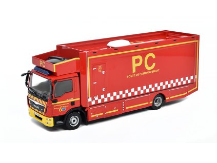 MAN TGL Poste de Commandement - Hasiči 1:43 - časopis s modelem  MAN TGL Velitelský vůz hasičů - kovový model auta