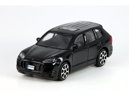 Porsche Cayenne Turbo černá 1:43 - Bburago  Porsche Cayenne - kovový model