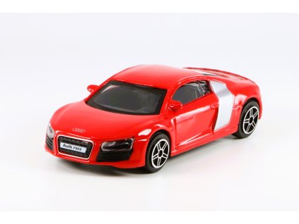 Audi R8 2009 červená 1:43 - Bburago  Audi R8 - kovový model