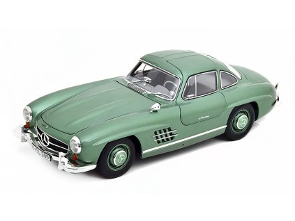 Mercedes 300 SL (W 198) 1954 - 1957 zelená 1:18 - NOREV BAZAROVÉ ZBOŽÍ  Mercedes Benz 300SL W198 - kovový model auta