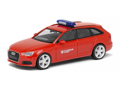 Audi A4 Avant Hasiči 1:87 - Herpa  Audi A4 Avant Feuerwehr Stolberg - model auta 1/87