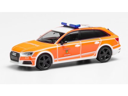 Audi A4 Avant Hasiči Cadolzburg oranžová 1:87 - Herpa  Audi A4 Avant Feuerwehr Stolberg - model auta 1/87