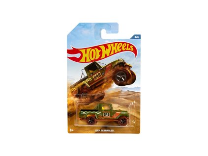 Jeep Scrambler #040 1:64 - Hot Wheels  Jeep Scrambler No.40 - model auta 1/64