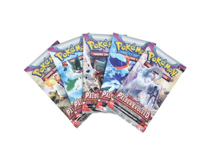 Pokémon - sada sběratelských karet Scarlet & Violet Paldea Evolved - 10 ks  Sběratelské karty Pokemony TCG: Scarlet and Violet Paldea Evolved - 10 ks
