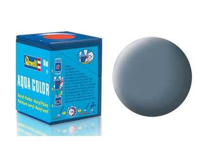 Barva Revell akrylová matná šedavě modrá (greyish blue mat) - 18 ml  Barva Revell akrylová matná šedavě modrá (greyish blue mat)