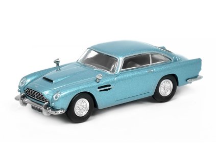 Aston Martin DB5 1964 modrá 1:87 - Brekina  Aston Martin DB 5 - model auta 1/87
