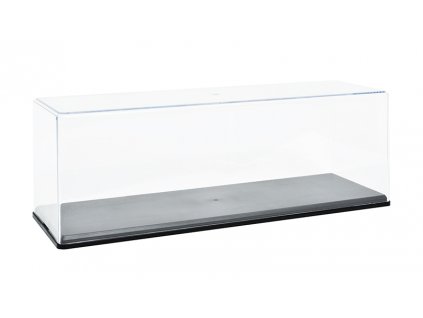 Vitrínková krabička na modely 1:43 - 32x11x10,8 cm - MODIMIO  Plastový box pro modely autobusů, nákladních vozidel a tanků 1/43