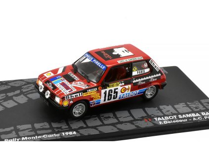 Talbot Samba Rallye Monte-Carlo 1984 1:43 - SpecialC. časopis s modelem  Talbot Samba Rally Monte Carlo Delecour / Pauwels - kovový model auta