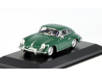 Porsche 356 B Coupe 1961 zelená 1:43 - Minichamps  Porsche 356 - kovový model