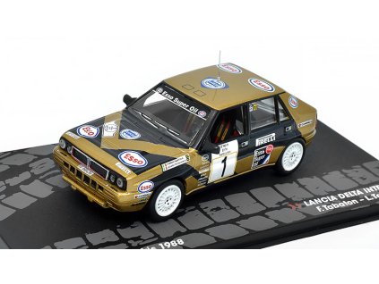 Lancia Delta Integrale Rally Elpa Halkidikis - 1:43 SpecialC. časopis s modelem  Lancia Delta Integrale Rallye Elpa Halkidikis 1988 - kovový model auta