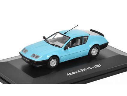 Renault Alpine A 310 V6 1981 1:43 Eligor časopis s modelem  Alpine A310 V6 1981 - kovový model