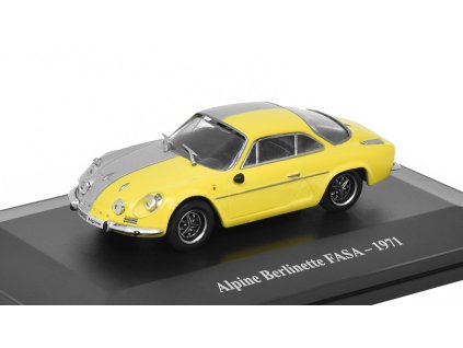 Renault Alpine Berlinette FASA 1971 1:43 - Eligor časopis s modelem  Alpine Berlinette FASA 1971 - kovový model