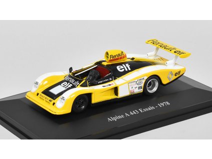 Renault Alpine A 443 Essais 1978 1:43 - Eligor časopis s modelem  Renault Alpine A443 1978 - kovový model
