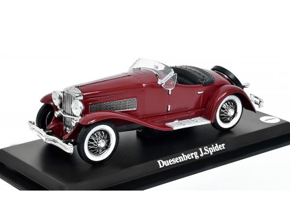 Duesenberg J.Spider 1:43 - DelPrado časopis s modelem  Duesenberg J. Spider - kovový model auta