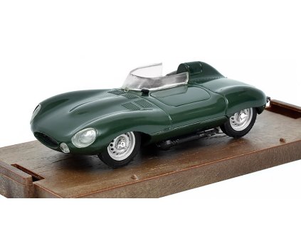 Jaguar D-Type 1954 zelený 1:43 - Brumm - Model ze sbírky  Jaguar D Type 1954 Prototipo / Prototyp - kovový model auta