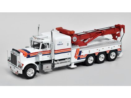 Peterbilt 359 Wrecker 1973 bilý 1:43 - IXO Models BAZAROVÉ ZBOŽÍ  Peterbilt 359 24 h Service - kovový model auta