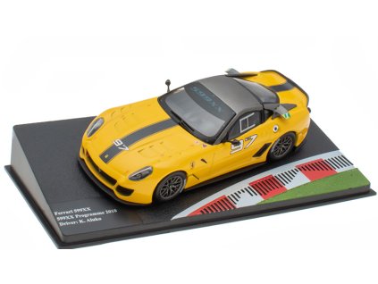 Ferrari 599XX 599X Programme 2010 K.Aluko 1:43 - SpecialC časopis s modelem  Ferrari 599 XX 599 X Programme 2010 1:43 - kovový model auta