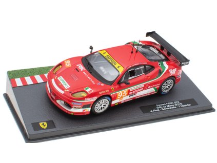 Ferrari F430 GT2 #95 24h Le Mans 2010 1:43 - SpecialC časopis s modelem  Ferrari F 430 GT2 No.95 24h Le Mans 2010 Alesi / Fisichella / Vilander - kovový model auta