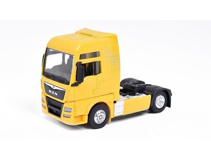 MAN TGX XXL 2019 tahač žlutý 1:64 - Welly  MAN TGX 18.440 XXL 2019  - model auta