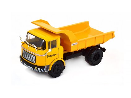 Barreiros Puma 1961 sklápěč 1:43 - časopis s modelem  Barreiros Puma Truck Cassone 2-assi - kovový model nákladní auta