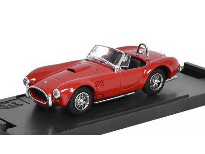 AC Shelby Cobra Spyder 1962 červená 1:43 - Model box BAZAROVÉ ZBOŽÍ  Ford USA AC Shelby Cobra Spyder 1962 - kovový model auta