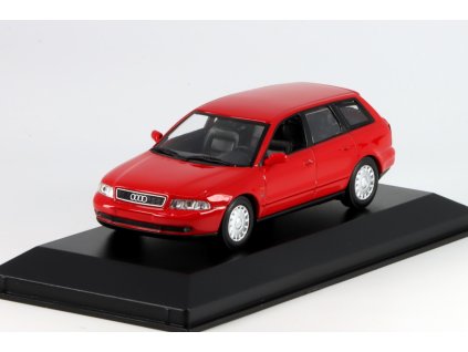 Audi A4 Avant 1995 červená 1:43 - MAXICHAMPS  Audi A4 - kovový model