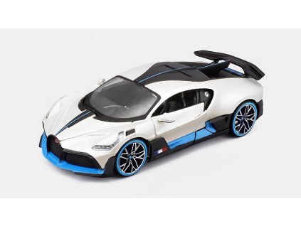 Bugatti Divo 2018 bílá 1:24 - Maisto  Bugatti Divo 2018 1/24 - kovový model auta