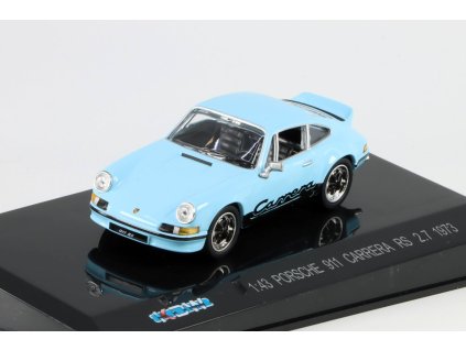 Porsche 911 Carrera RS 2.7 1973 modrá 1:43 - časopis s modelem  Porsche 911 - kovová model