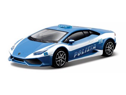 Lamborghini Huracan LP610-4 2014 Polizia - 1:43 - Bburago  Lamborghini Huracan LP 610 4 Policie - kovový model auta