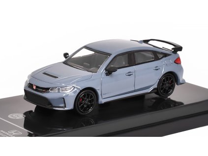 Honda Civic Type R FLC 2023 šedá 1:64 - PARAGON Models  Honda Civic R FL5 2023 - kovový model auta 1/64