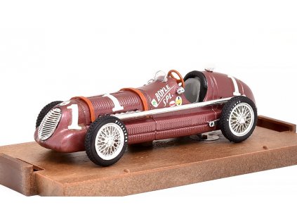 Maserati 8C #1 Indy 1940 - 1:43 Brumm - Model ze sbírky  Maserati 8C Indianapolis 1940 - kovový model auta