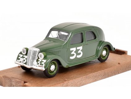 Lancia Aprilia #33 1000 Miglia 1947 zelená 1:43 - Brumm - Model ze sbírky  Lancia Aprilia No.33 1000 Mille Miglia 47 HP - kovový model auta