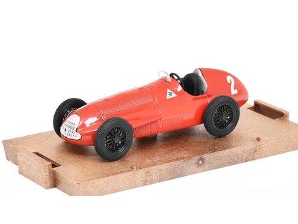 Alfa Romeo GP 159 #2 HP 450 1951 - 1:43 Brumm - Model ze sbírky  Alfa-Romeo G.P. 159 N2 HP 450 1951 - kovový model auta