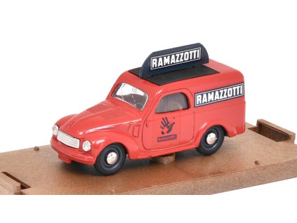 Fiat 500 Ramazzotti 1:43 - Brumm - Model ze sbírky  Fiat-500 Ramazzotti - kovový model auta