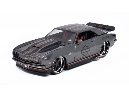 Chevrolet Camaro Z28 1968 černý 1:24 - Maisto  Chevrolet Camaro Z/28 Harley-Davidson - kovový model auta