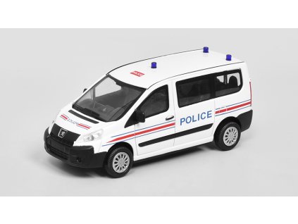 Peugeot Expert Minibus Police 2007 1:43 - Mondo Motors  Peugeot Expert Minibus Policie 2007 - kovový model auta