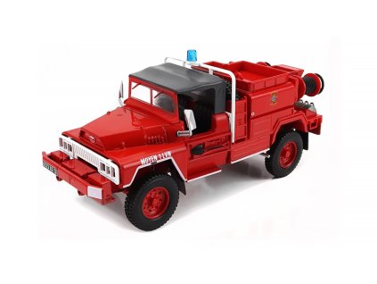 ACMAT TPK 4x4 1985 - Hasiči - 1:43 časopis s modelem  ACMAT TPK Tanker Truck - kovový model auta