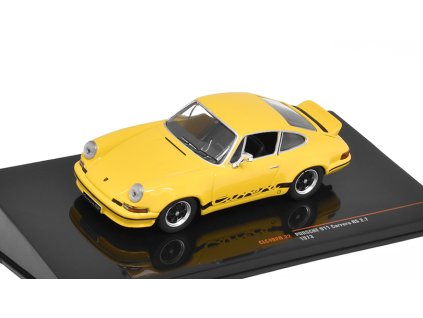 Porsche 911 Carrera RS 2.7 1973 1:43 - IXO Models  Porsche 911 Carrera RS 2.7 1973 - kovový model auta