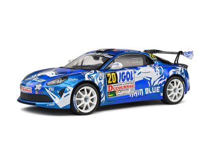 Alpine A110 Rallye #20 Rallye du Var 2021 1:18 - Solido  Alpine A 110 Rallye No.20 Rallye du Var 2021 P.Delecour / J-R.Guigonnet - kovový model auta 1/18