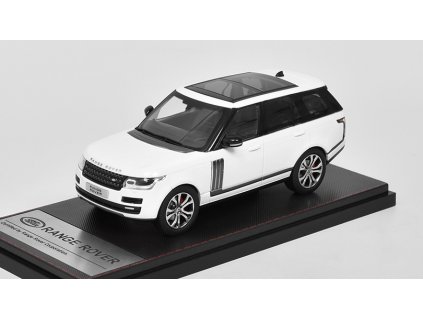 Range Rover SV 2017 bílý 1:43 - LCD Models  Range Rover SV 2017 - kovový model auta