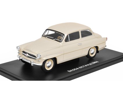 Škoda Octavia 1960 1:24 - časopis Nezapomenutelné auta #49 s modelem  Škoda Octavia 1960 - kovový model auta